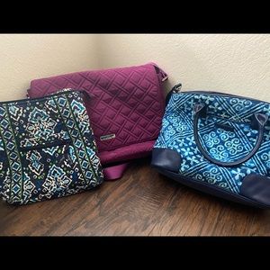 3 Vera BradleyBags can sell separately or together